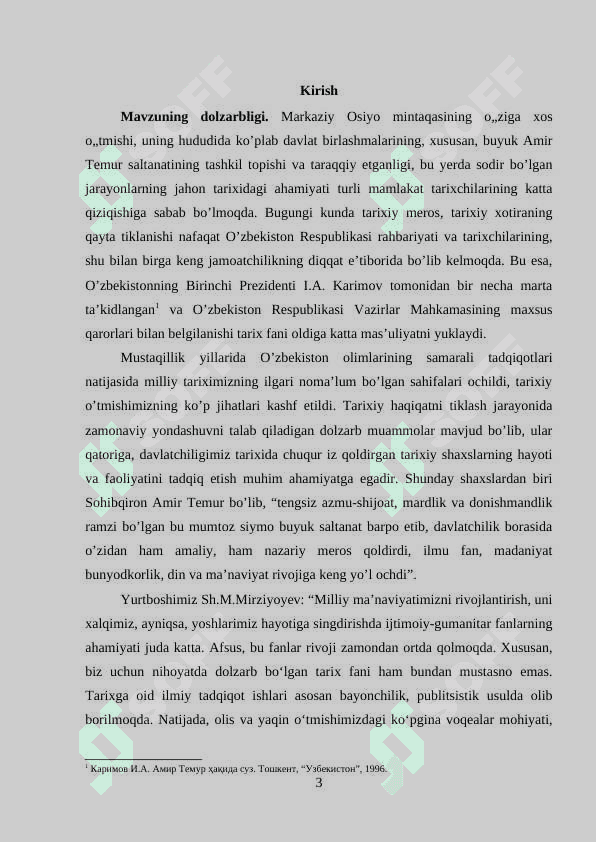 Mavarounnahrda Temuriylar saltanati 3