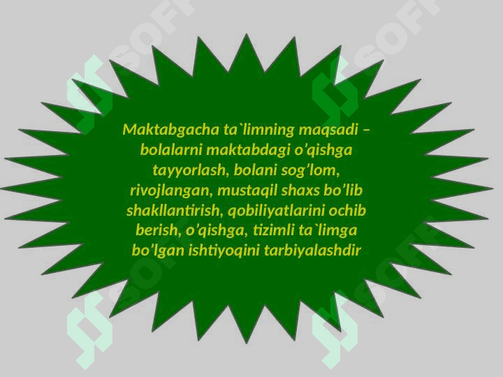 Ijtimoiy maktabgacha taʼlimni tashkil etish vazifalari 4