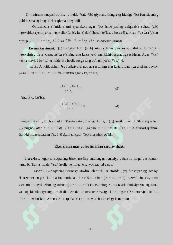Ekstremumlar nazariyasining geometriya, mexanika, va fizika masa (1) 4