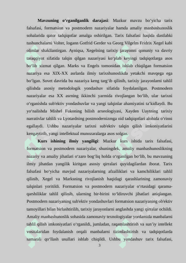 Tarixiy nazariya va amaliy manbashunoslik 3