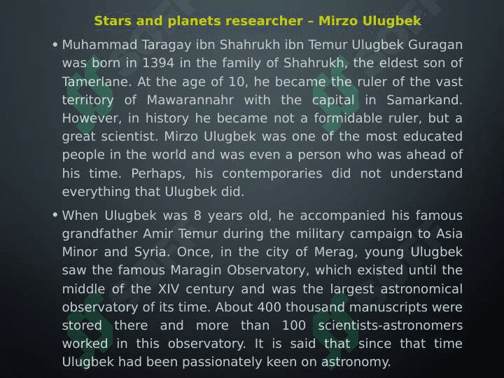 GREAT PEOPLE OF UZBEKISTAN 3
