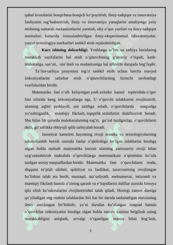 Bir o’zgaruvchili funksiyalarningning   yuqori   tartibli hosilalari 5