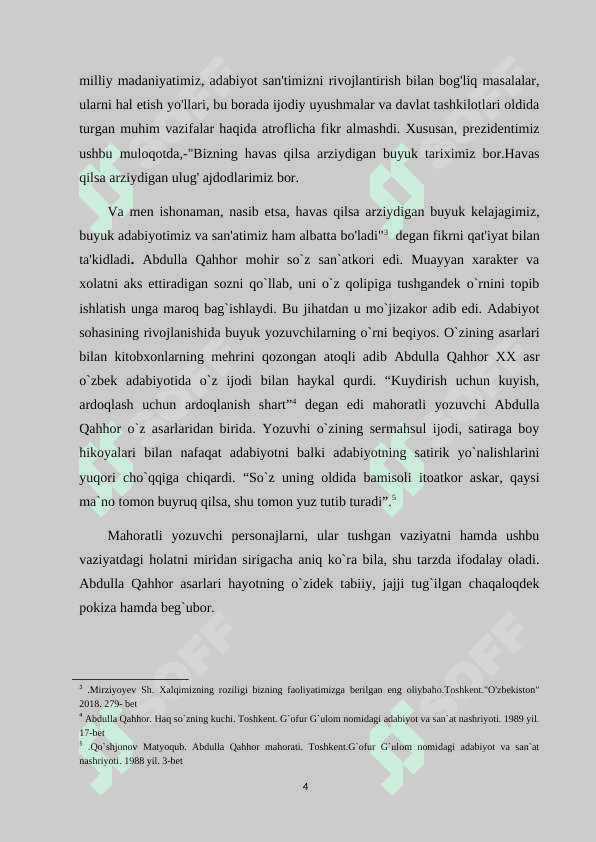 Abdulla qahhorning satirik asarlarida xarakter yaratish mahorati. 4