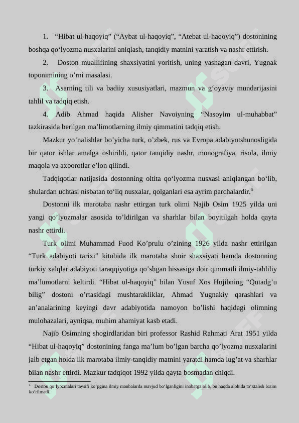 Ahmad Yugnakiyning Hibbat ul haqoyiq asarida insoniy sifatlarning ulug'lanishi 8