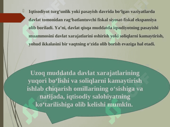 Byudjet – soliq sektorining tarkibiy tuzilishi va ular o‘rtasidagi o‘zaro bog‘liqlik. 3