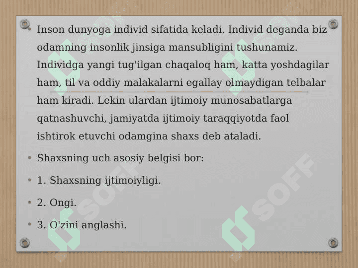 Psixologiya fani sohasida kuchlar konsolidasiyasi 2