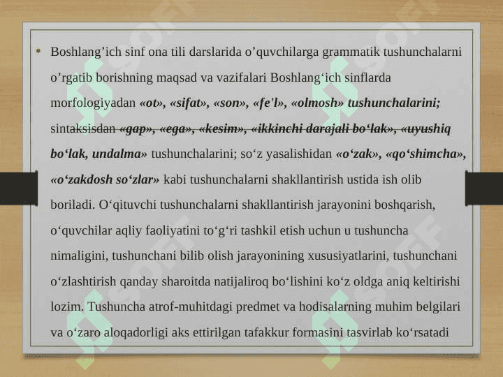 Unli va undosh tovushlarni o‘rganishda leksik mashqlarni tashkil etish, So‘z tarkibini o‘rganishda leksik mashqlarni tashkil etish 2