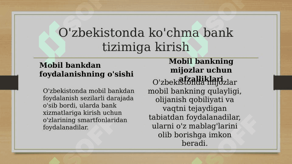 O'zbekistonda ko'chma bank arizasini ishlab chiqish 2