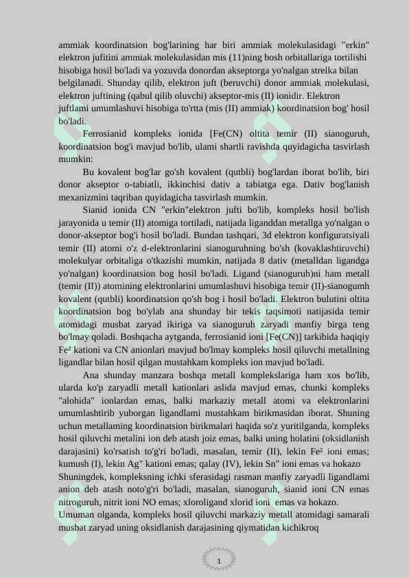 KOMPLEKS BIRIKMALAR ERITMALARI ANALIZI 8
