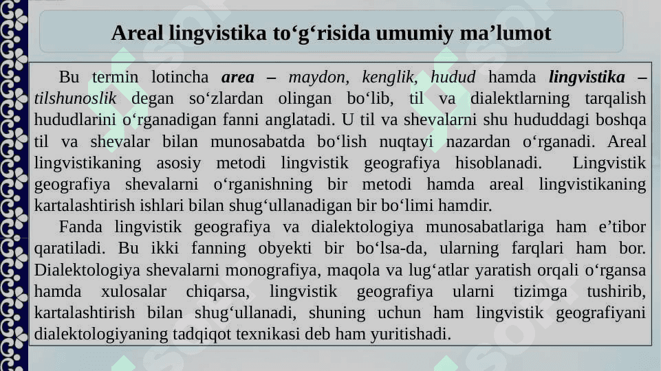 AREAL LINGVISTIKA 2
