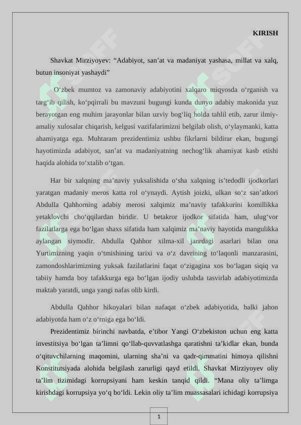ABDULLA QAHHOR SATIRIK HIKOYALAR USTASI 3