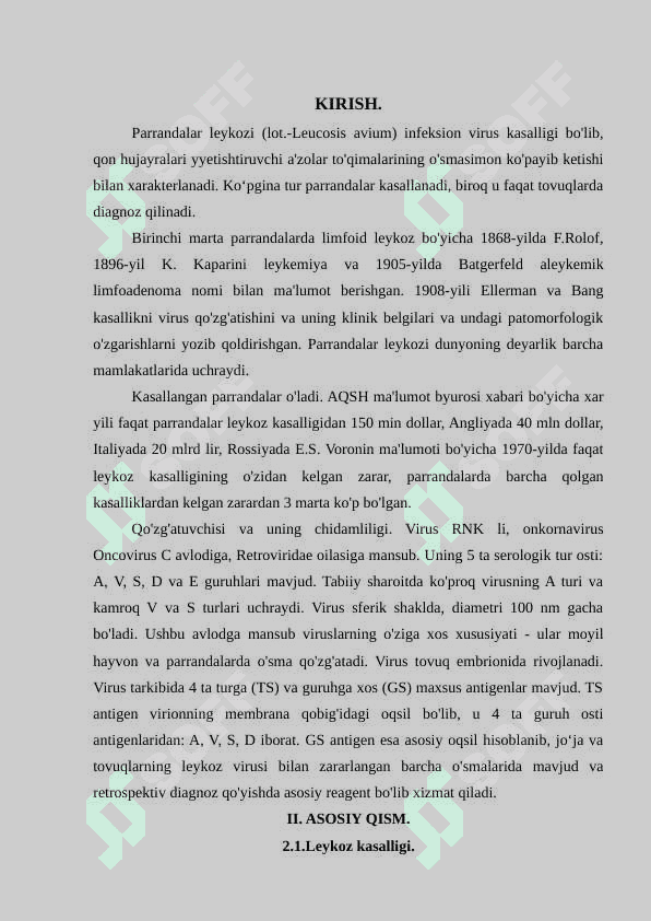 Leykoz kasalligi 2