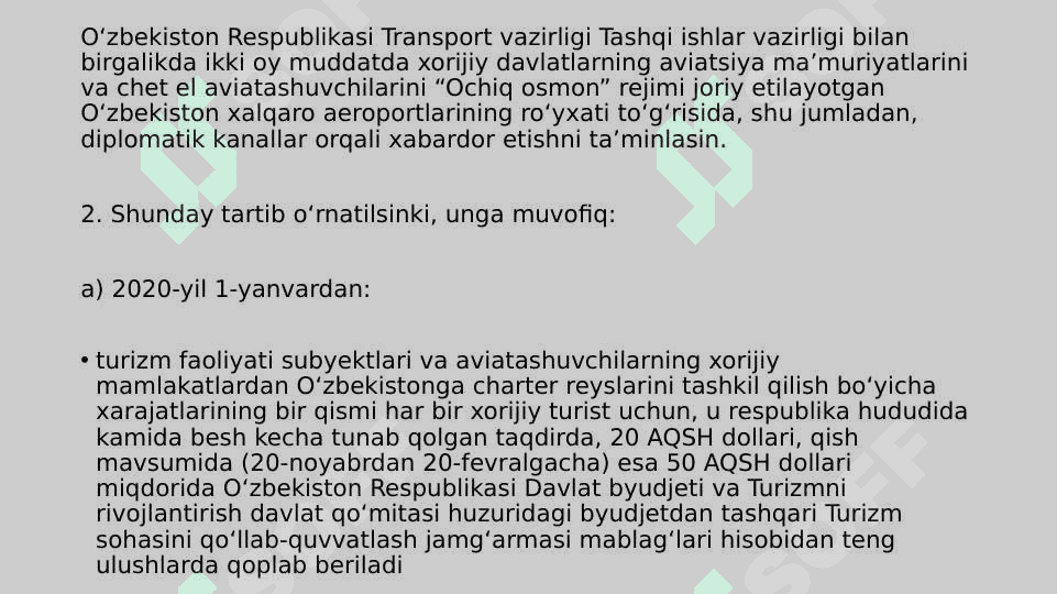 Turizmni rivojlantirish omillari 2