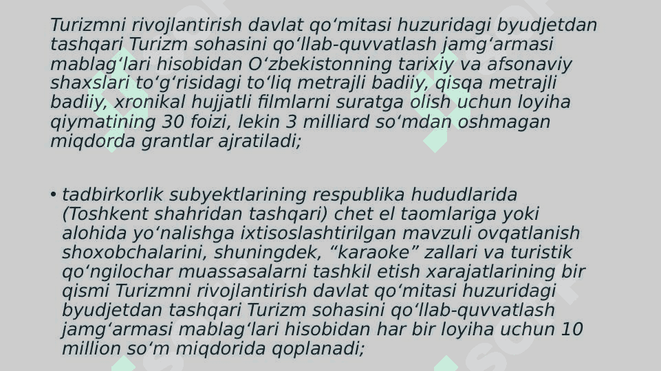 Turizmni rivojlantirish omillari 3