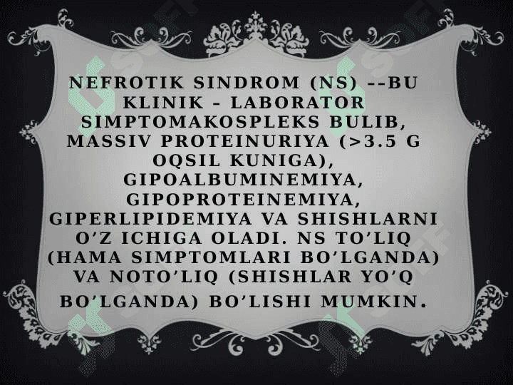 Nefrotik sindrom 2