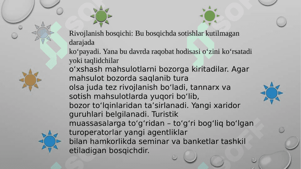 Turistik mahsulot tan narxini pasaytirishning zamonaviy talablar 6