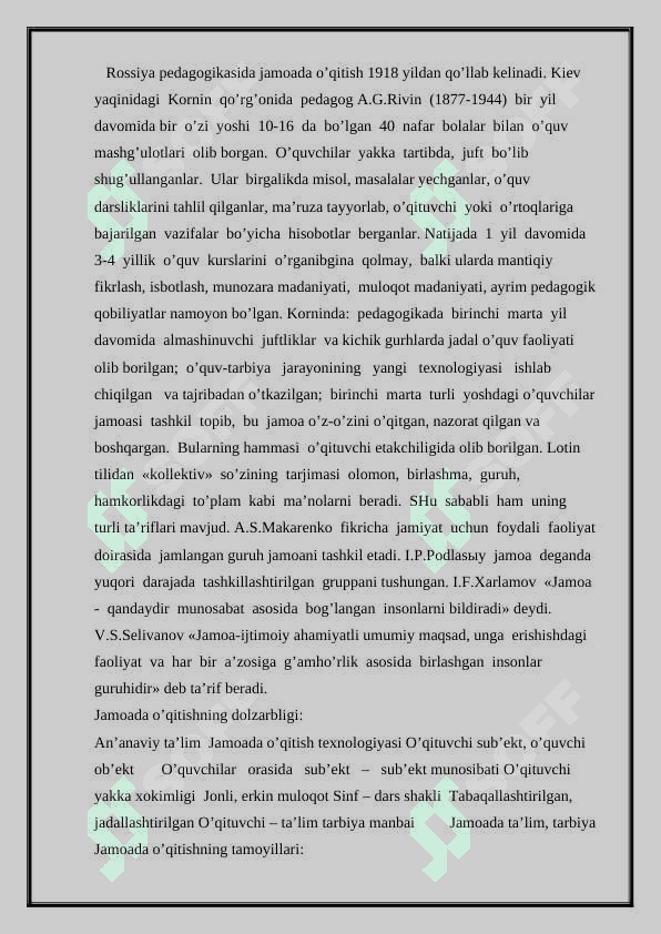 Matematikani o`qitishda hamkorlikda, jamoada o`qitish tehnologiyalari 2