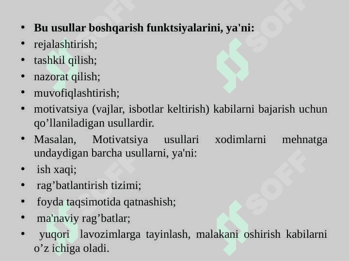 BOSHQARISH USULLARI 7