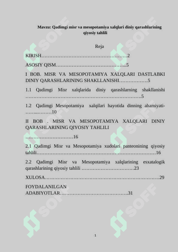 Qadimgi misr va mesopotamiya xalqlari diniy qarashlarining qiyosiy tahliliQadimgi misr va mesopotamiya xalqlari diniy qarashlarining qiyosiy tahlili 2