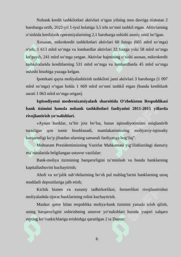 Nobank kredit tashkilotlari 6