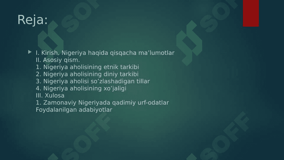 Nigeriya xalqlari etnologiyasi 2