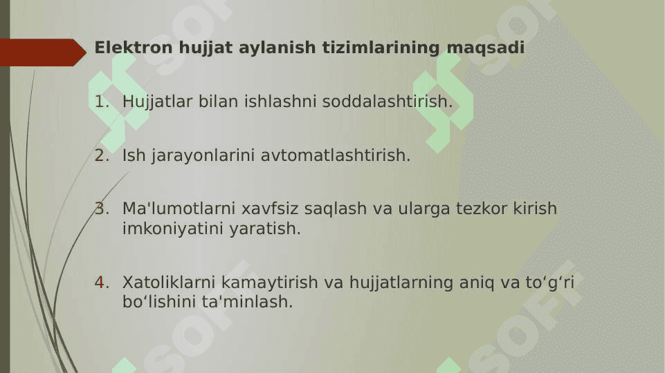 Elektron hujjat aylanish tizimlari 4