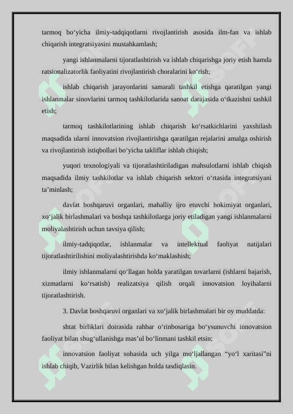 Ilmiy inovatsion faoliyatining qonuniy va normativ huquqiy asosini ahamiyati 3