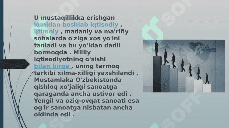 O`zbekiston respublikasi mustaqil taraqqiyot yo`lida 3