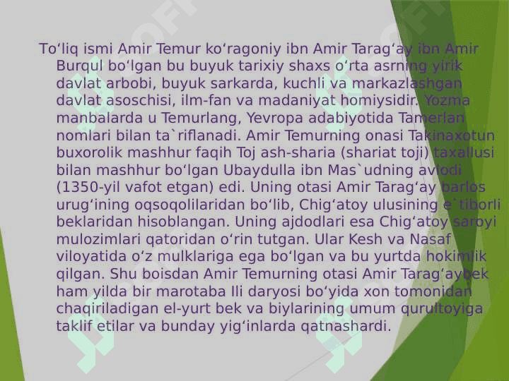 Amir Temur buyuk davlat arbobi 2