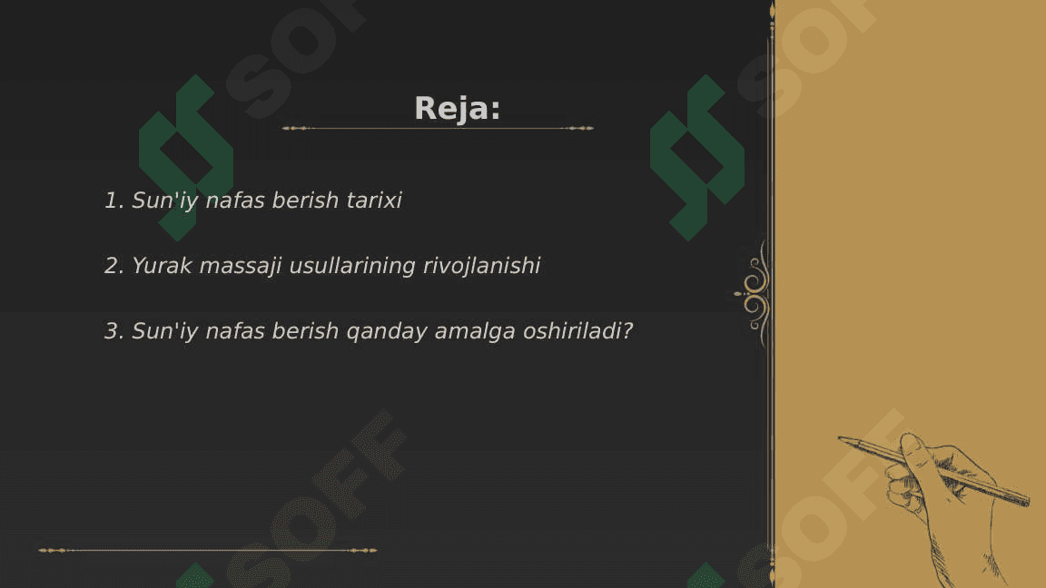 Sun’iy nafas berish va yurakni massaj qilish usullarini oʻrganish 2