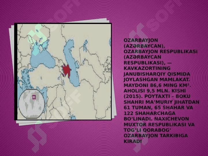 OZARBAYJON DAVLATI 3
