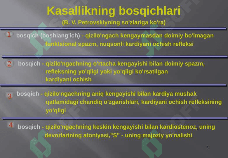 Qizilo`ngachning tug`ma va orttirilgan nuqsonlari xirurgiyasi 5