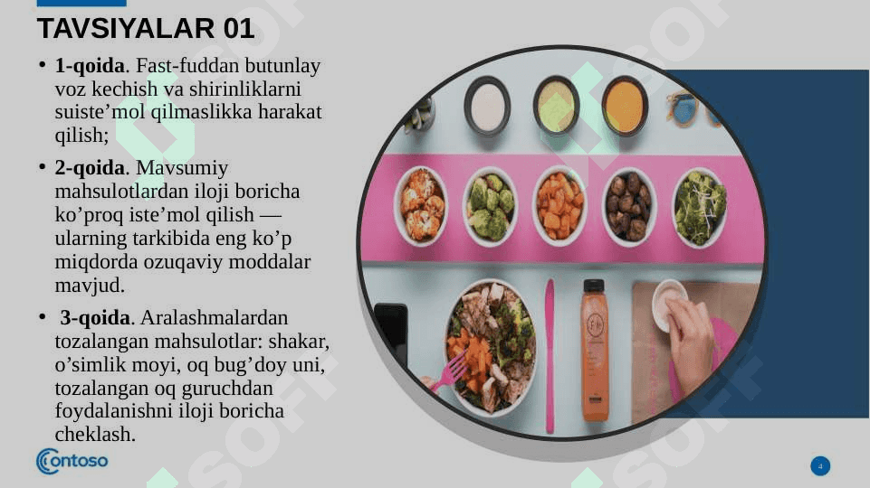 OVQATLANISH GIGIYENASI VA SOG’LOM OVQATLANISH 4