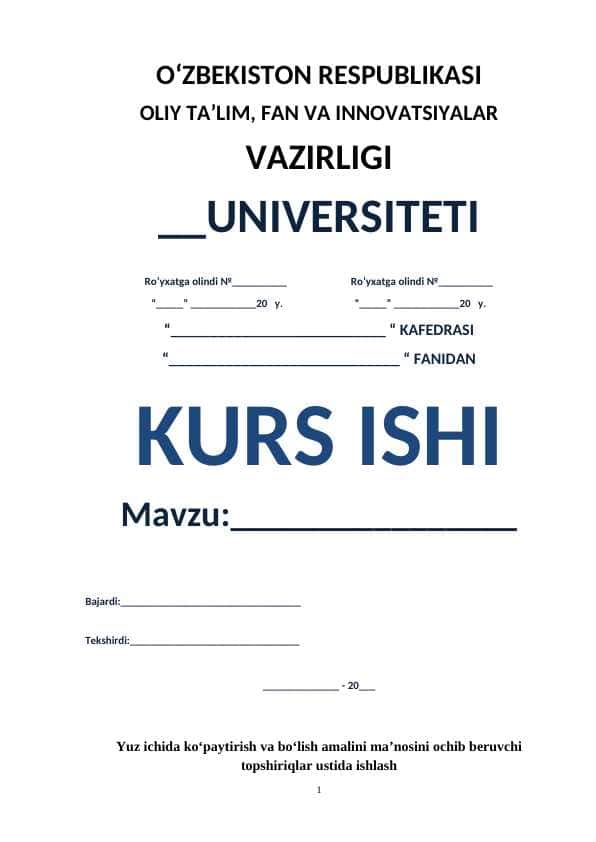 Yuz ichida ko‘paytirish va bo‘lish amalini ma’nosini ochib beruvchi topshiriqlar ustida ishlash