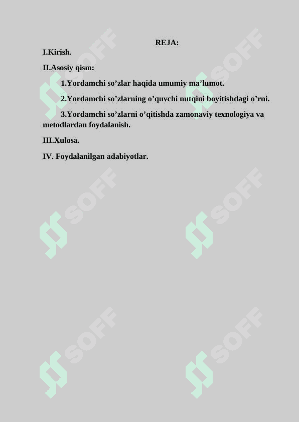 Yordamchi so’zlar haqida 2