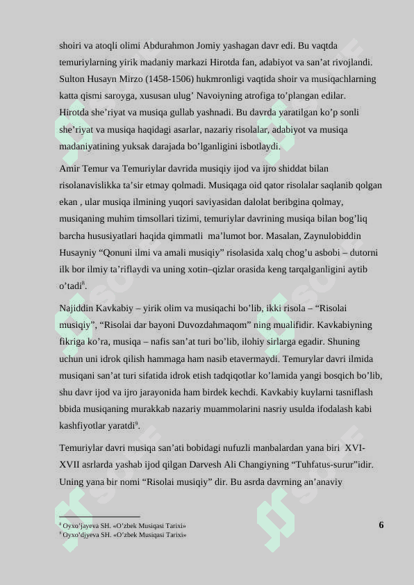 Temuriylar davri madaniyati va musiqiy hayoti (arxitektura, miniatyura, adabiyot va musiqa) 8