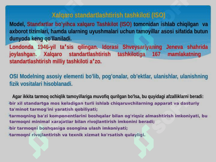 ISO/OSI MODELI 3