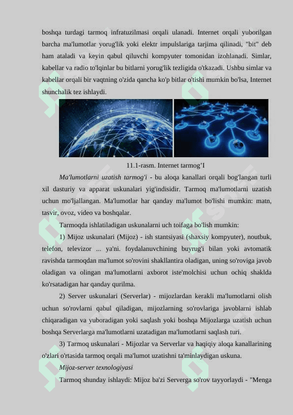 INTERNET TARMOG’I  VA DNS XIZMATI 2