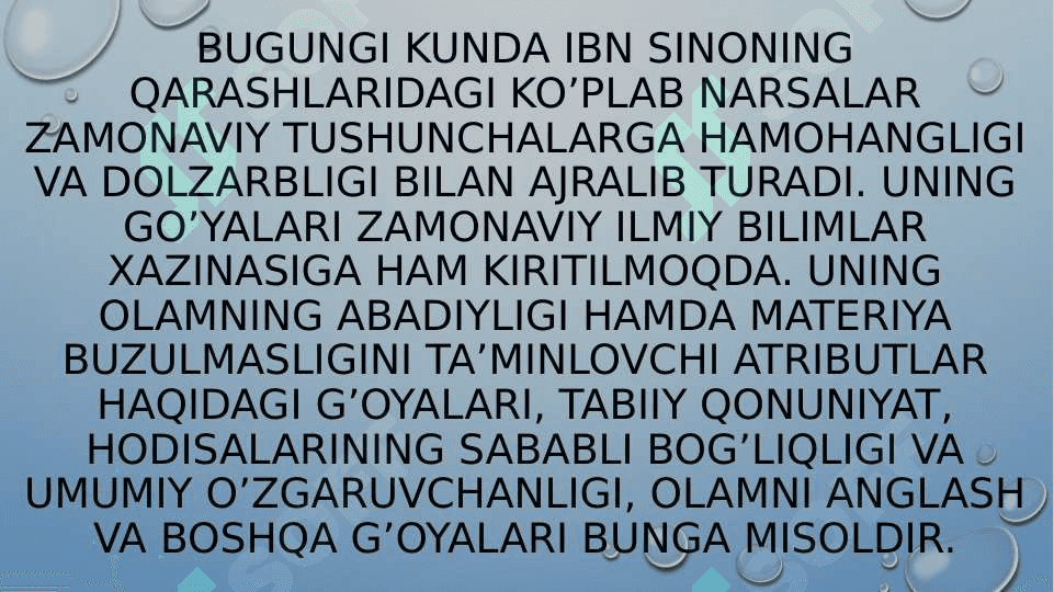 Ibn Sinoning kasalliklar kelib chiqishidagi falsafiy nazariyalari 4