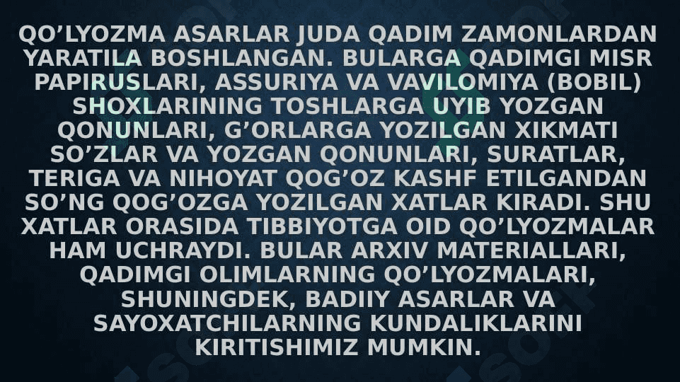Ibtidoiy jamiyatda tibbiy bilimlarning paydo bo’lishi, ularda diniy qarashlarning o’rni 4