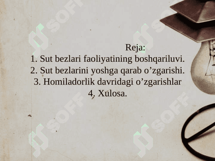 Sut bezlari faoliyatining boshqariluvi, sut bezlarining yoshga qarab o'zgarish 3