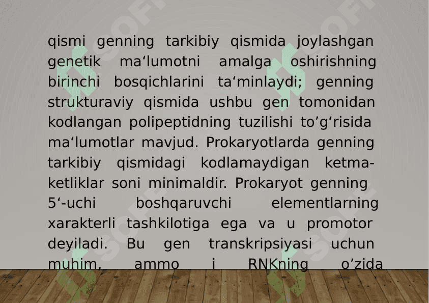 3-Mavzu: Genomlar xilma-xilligi va ularning strukturasi. 5