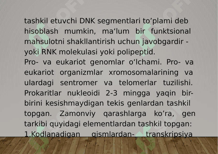 3-Mavzu: Genomlar xilma-xilligi va ularning strukturasi. 8