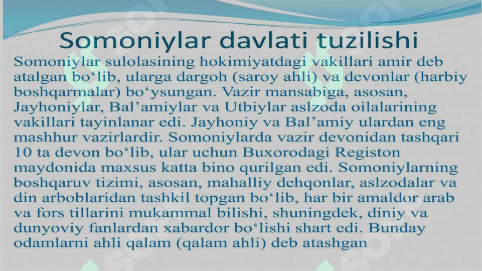 Somoniylar davlarti 2