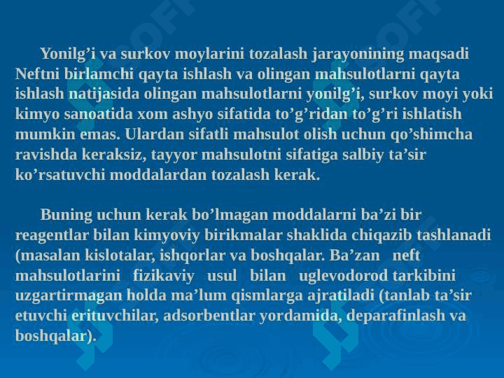 Neft mahsulotlari sifatini yaxshilash 3