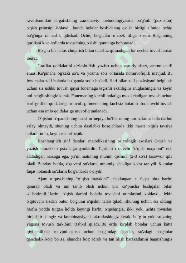 Boshlang’ich sinflarda “Gap” mavzusini o’rgatish metodikasi 5