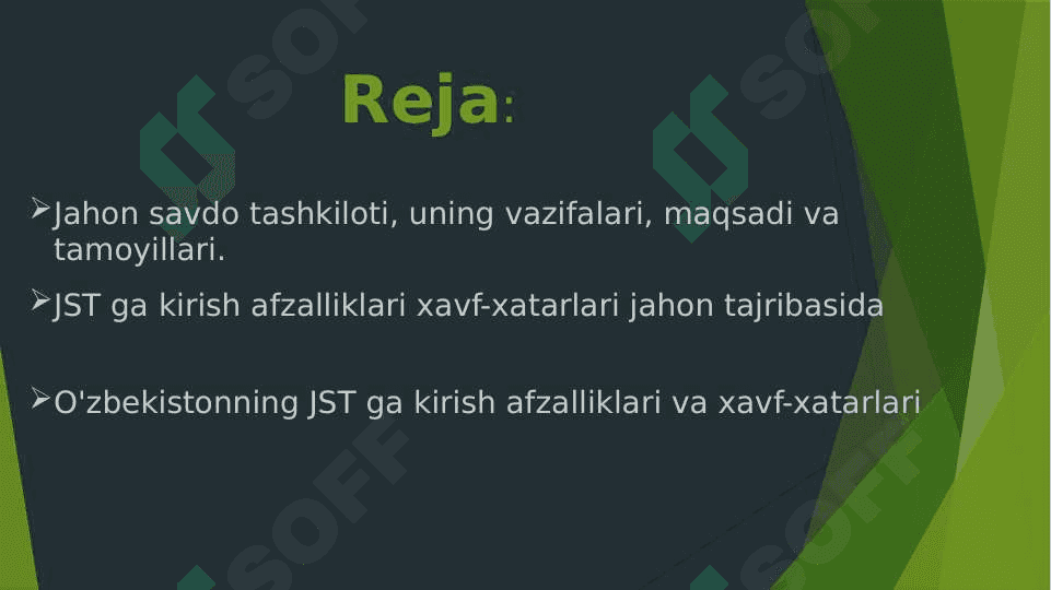 Jahon savdo tashkiloti va “Xalqaro savdo urushlari” 2