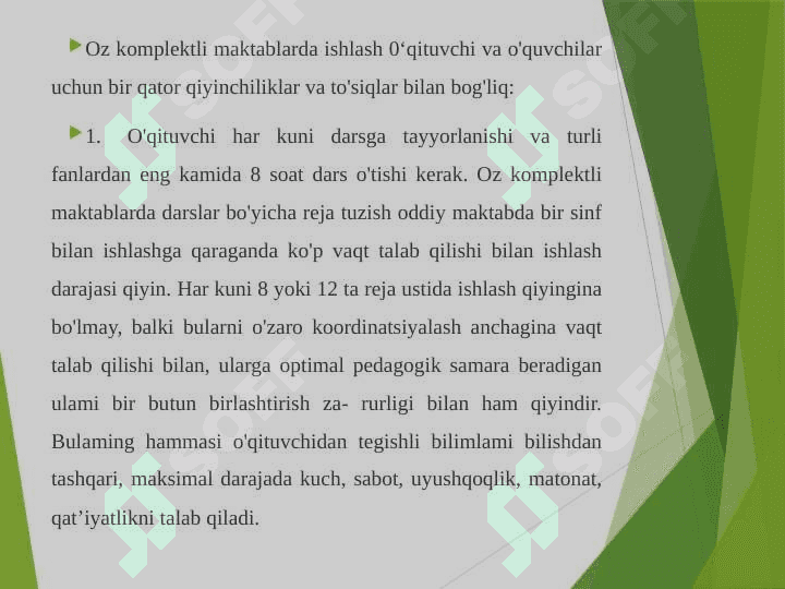 O’z  komplektli  maktablarda  matematika  o’qitish  metodikasi 4