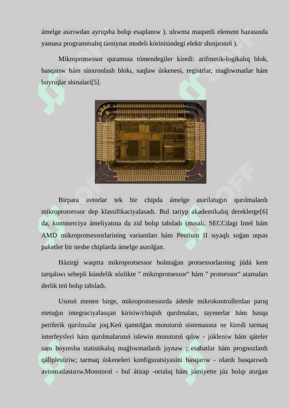 Qurılmalardı monitoring etiw sistemaların proektlestiriw 4