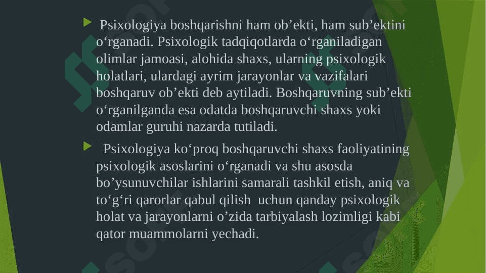 Boshqaruv psixologiyasi 4